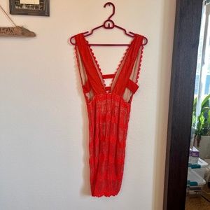 Nightcap fitted sleeveless dress